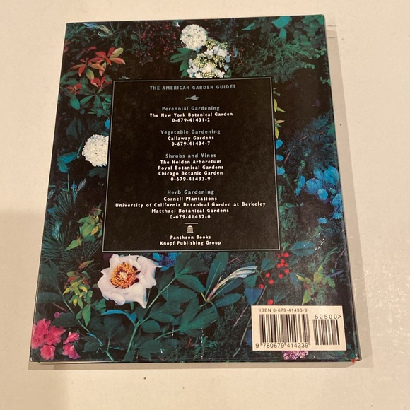 “Shrubs and Vines “ Stiff Paperback - Picture 2 of 3